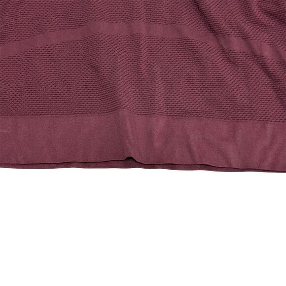 Zella Women's Purple Mock Neck Long Sleeve Crop Workout Top Size M - Picture 4 of 13